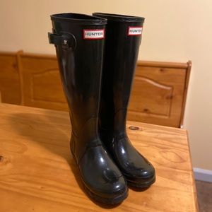 Womens original tall gloss rain boot